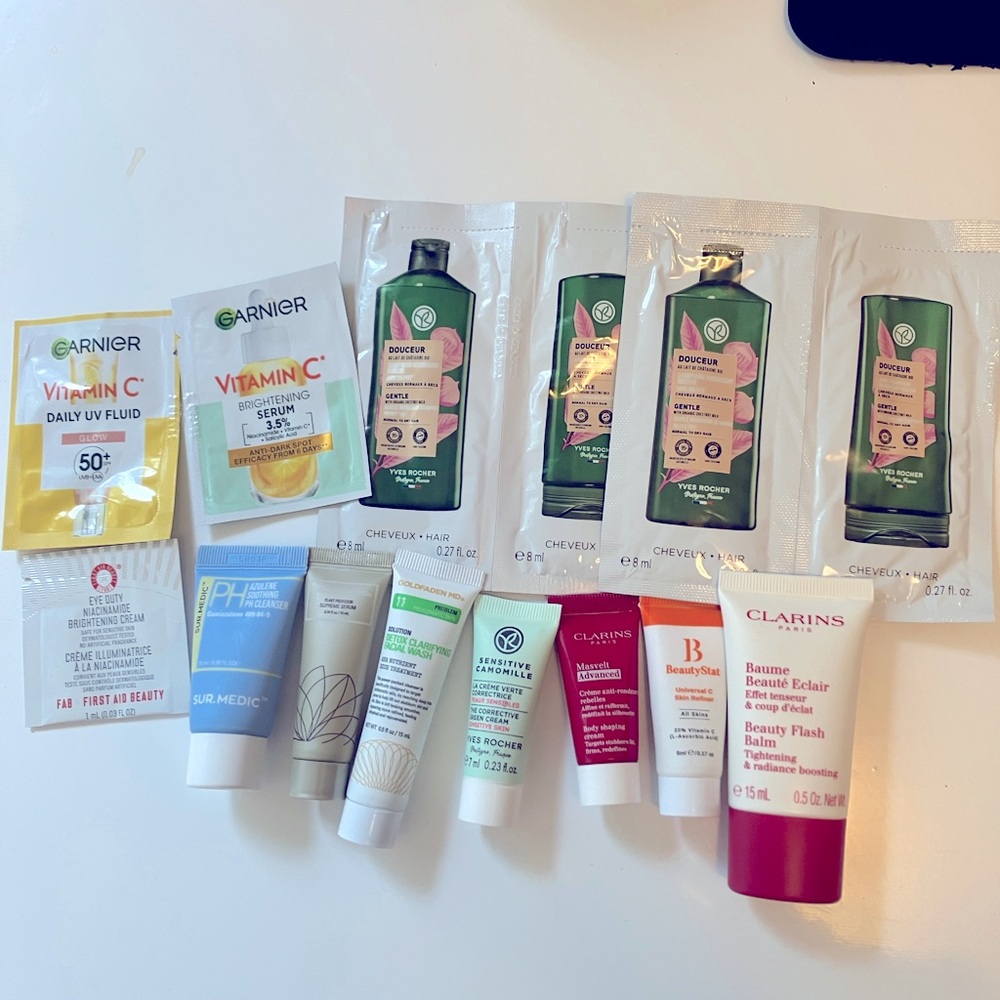 SOLD - Assorted Skincare and Haircare Sample Bundle